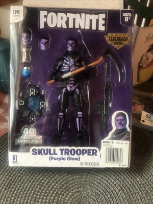 Fortnite Legendary Series Skull Trooper (Purple Glow) 6” Action