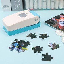 Puzzle Punch Portable Puzzle Pieces Puching Machine for Scrapbooking Photo album