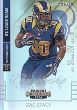 2014 Panini Contenders ZAC STACY CHAMPIONSHIP TICKET 32/99