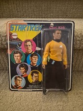 Mego Star Trek Capt. Kirk Vintage 1974 Mego Captain Kirk On Nice Card See Photos