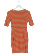 FOSSIL Jerseykleid Damen Kleid Gr. DE 34 braun-rot Casual-Look