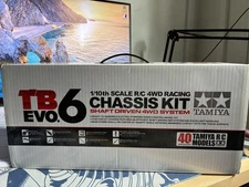 Tamiya TB Evo.6 Touring Car w/ Exotek Conversion + Sanwa SRG-BLS + Stock Plate