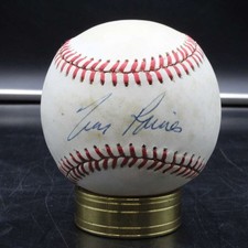 Tim Raines/Dwight Doc Gooden Signed Rawlings ONL Baseball Autograph ZJ22881