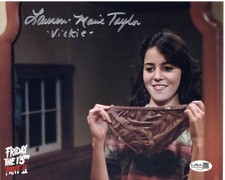 Lauren-Marie Taylor signed 8x10 Photo Vickie Perry Friday the 13th Part 2