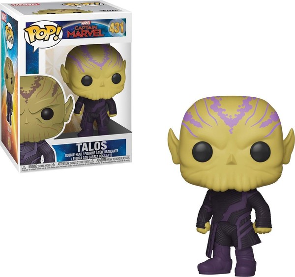 Gadget - Marvel: Funko Pop! - Captain Marvel - Talos (Vinyl Figure 431) -D- Funk-image