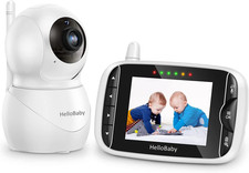 Monitor with Camera and Audio, IPS Screen LCD Display Video Baby Monitor No Wifi