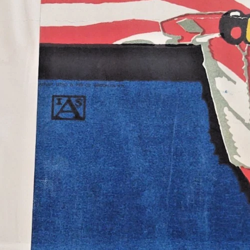 Póster patriótico calidad museo Primera Guerra Mundial 42X30" Latham Litho J. C. Leyendecker ÁGUILA Foto 3 de 4