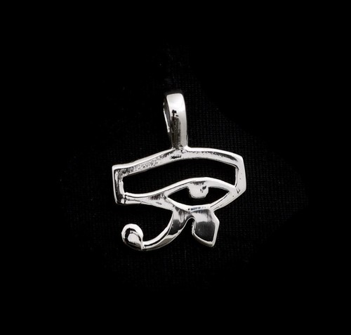 Pendente Occhio Di Horus Oudjat Egitto In Argento Massiccio 925 # K50 6920