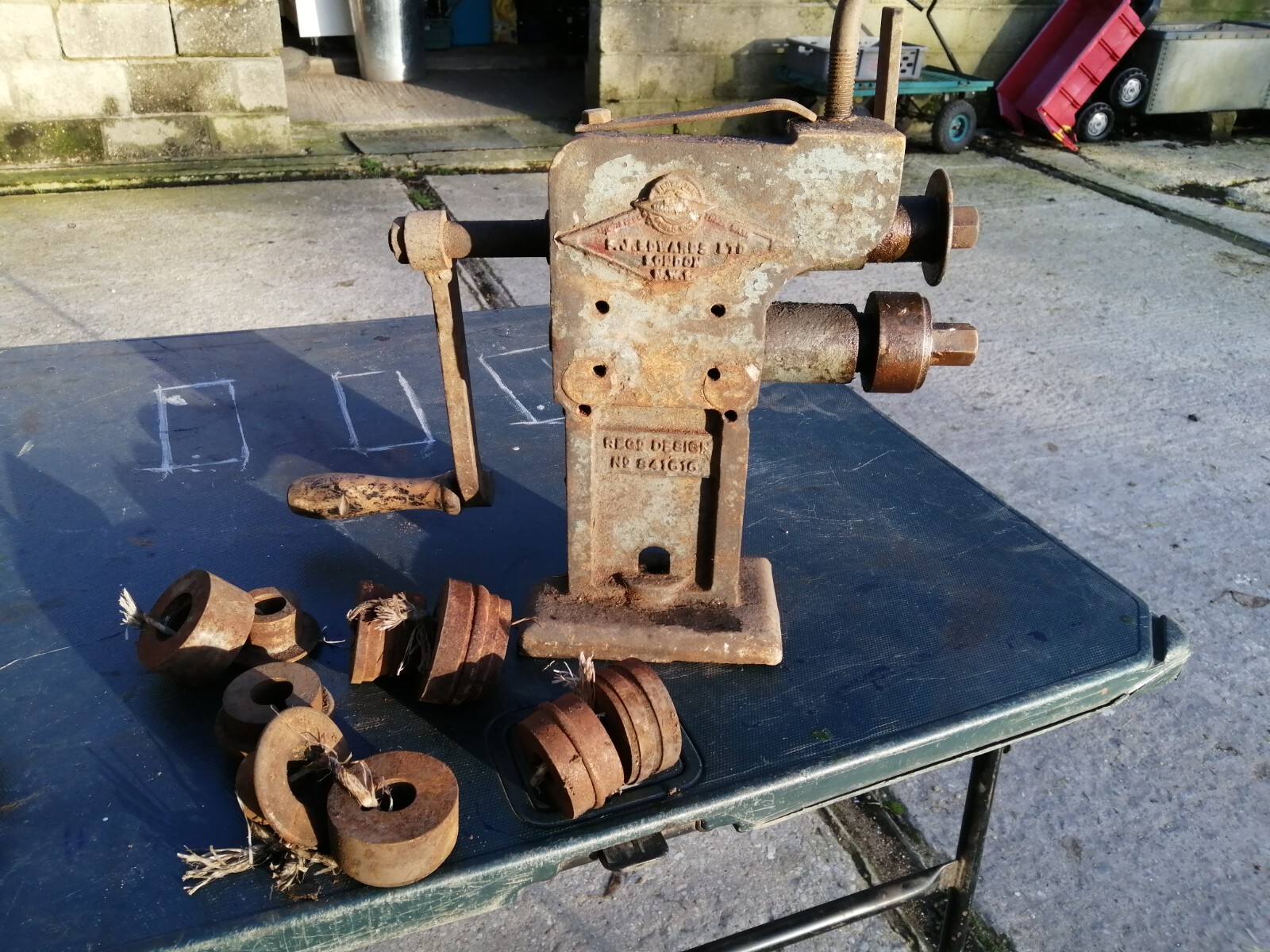 Sheet Metal Swager Jenny Edwards complete with several rollers eBay