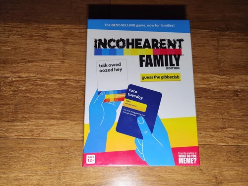 INCOHERENT Family Edition New Board Game Sealed NIB