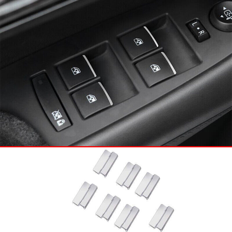 For Cadillac XTS 2013-2019 Chrome Style Window Door Lock Control