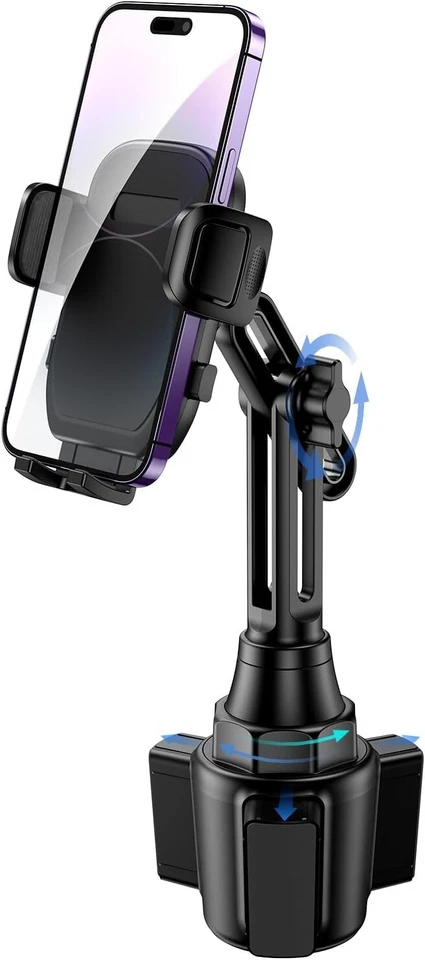 Hands-Free Cup Phone Holder for Car - Safe Driving Solution for All Smartphones - Image 3 of 4