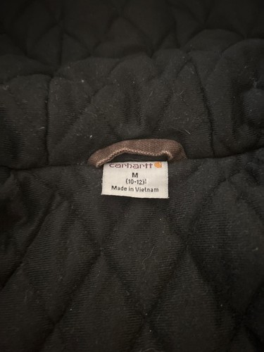 Boys Medium 12-14 Brown Carharrt Jacket previously worn good condition - Picture 3 of 7