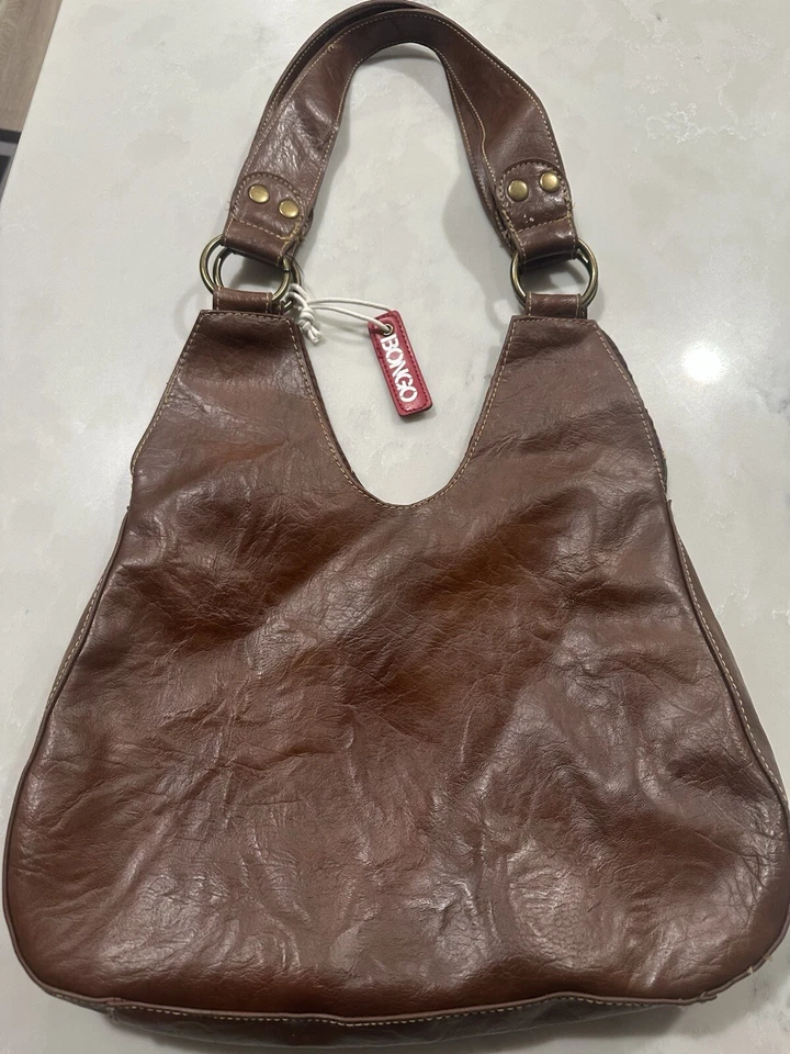 Global Design Concepts BONGO Patchwork Bolsa Boho Tamanho Grande Rara! Novo com etiquetas vintage - Imagem 4 de 4