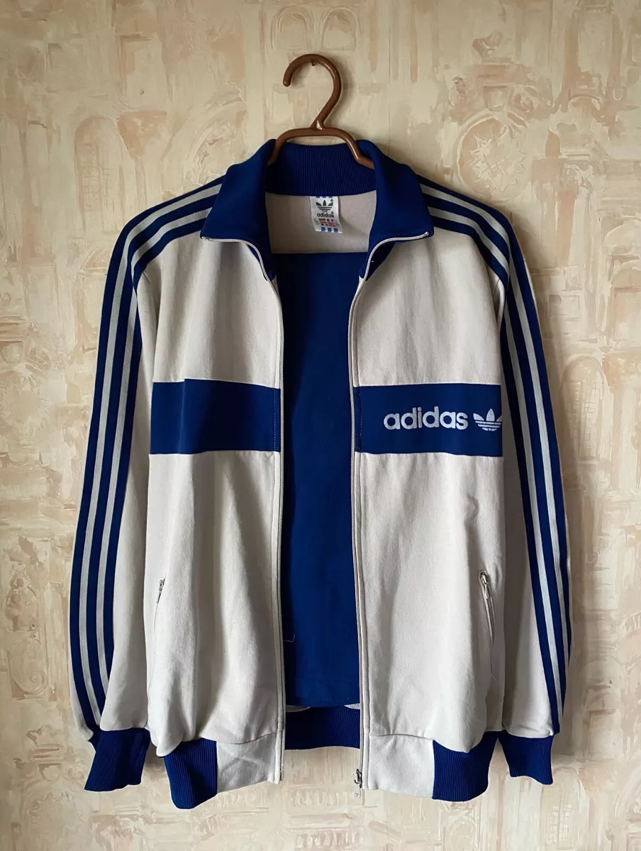 VINTAGE Adidas Yugoslavia Track Suit Jacket Pants 70-80s Blue Medium