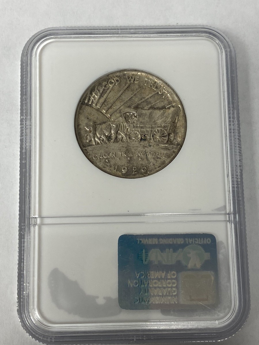 1926-S .50 NGC MS 65 OREGON TRAIL Classic Silver