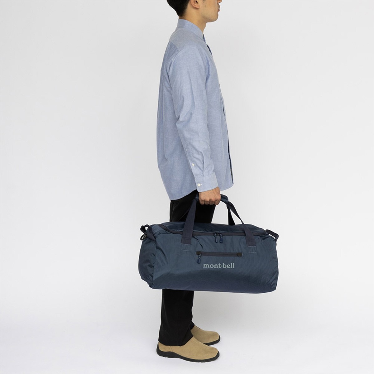 mont-bell LW Duffle 40 Navy Lightweight Handbag Shoulder Travel