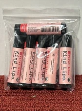 Kind Lips First Kiss Organic & 100% Natural Lip Balm Chapstick (Lot of 6)