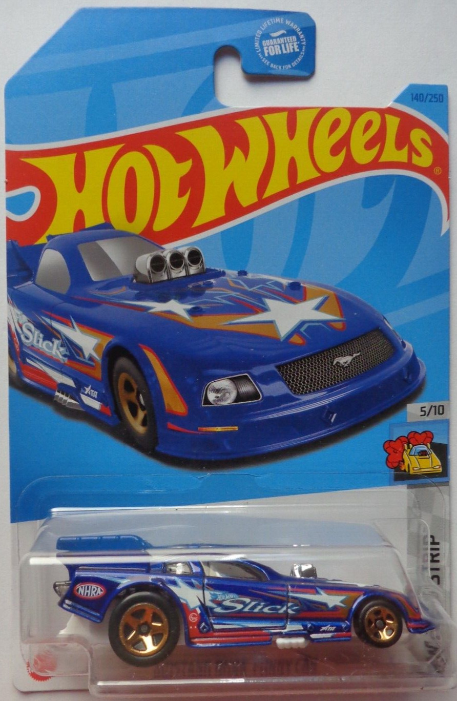 2023 Hot Wheels HW DRAG STRIP 5/10 Mustang NHRA Funny Car 140/250 (Blue)