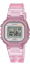 Casio General Transparent Dial Pink Resin Strap Women's Watch LA-20WHS-4ACF