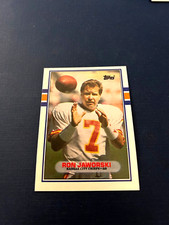 1989 Topps Traded Football Ron Jaworski #40T Factory Set Break NM-MT