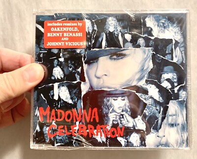 MADONNA  Celebration  UK Import-CD single-w/Many Stickers HYPE Factory Sealed