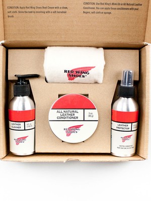red wing oil tanned leather care kit