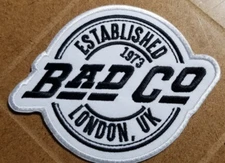 Embroidered 1973 London UK Bad Company Patch 3x4"