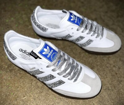 Neue, wunderschöne glitzernde Adidas Samba Sneaker