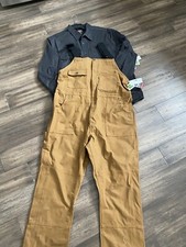 NWT Men's CRAFTSMAN Duck Bib Overall Size XL Insulated Cotton TWILL WORKSHIRT XX