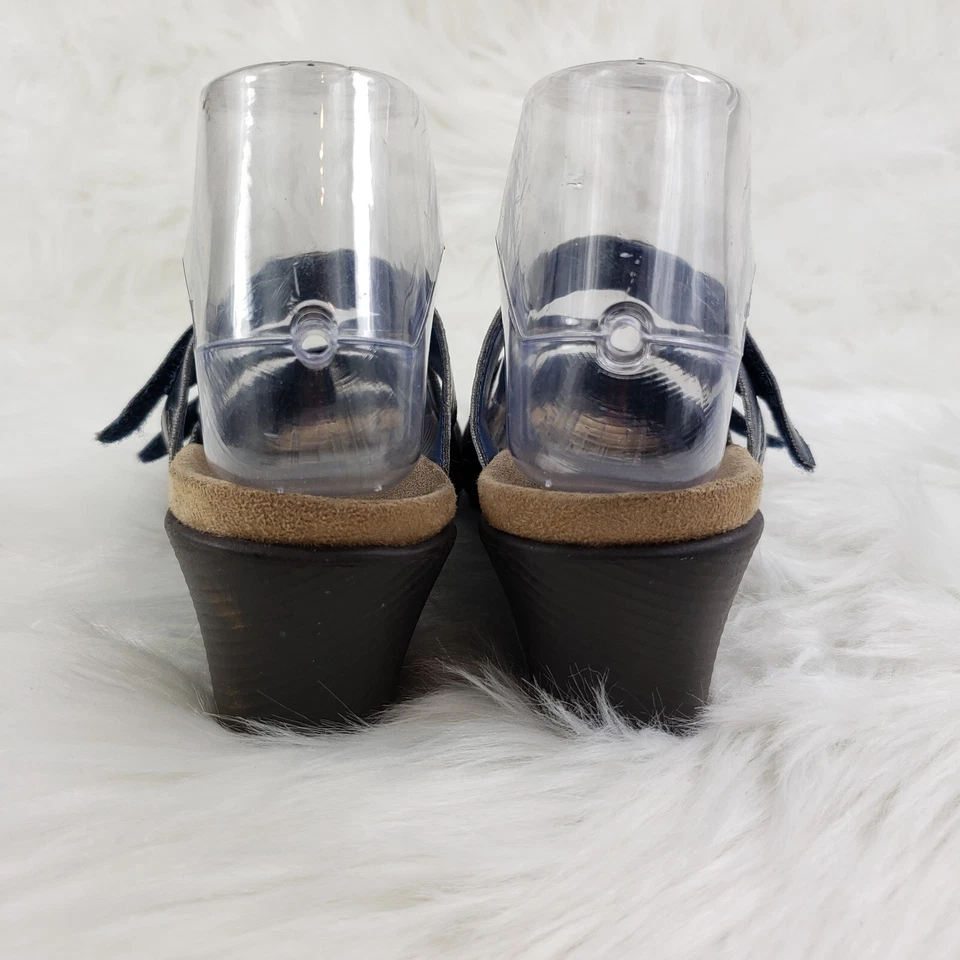 NICOLE Nandes Slide On Blue Casual Sandals Womens Size US 7 W - Image 4 of 4