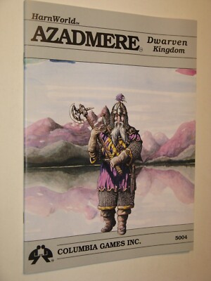 Azadmere Dwarven Kingdom Harnworld NEW Columbia Games Harn neutral D&D rpg