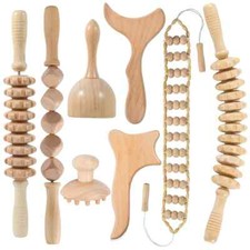 Massage Tools Anti Cellulite Massage Roller Tool Wooden Cube for Body Release