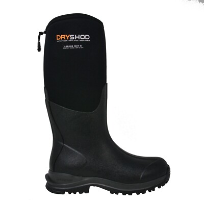 Dryshod Women's Size 7 Legend MXT Adventure Boot Hi Black LGX-WH-BK CLEARANCE
