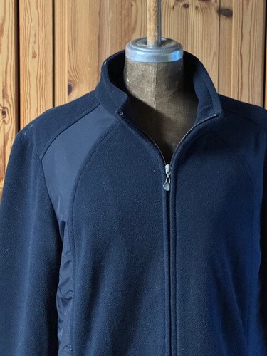 tolle dunkelblaue Ulla Popken Jacke im Materialmix Gr. L - Bild 3 von 4
