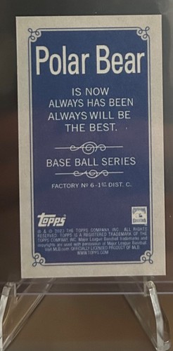 Jim Edmonds 2023 Topps 206 High Series Mini Polar Bear St. Louis Cardinals - Picture 2 of 2