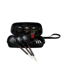 CUESOUL BIG BEAST 90 Tungsten 27g Steel Tip Dart Set-Titanium Coated Gun-Grey