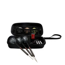 CUESOUL BIG BEAST 90% Tungsten 27g Steel Tip Dart Set-Titanium Coated Gun-Grey