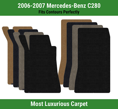 Lloyd Luxe Front Row Carpet Mats for 2006-2007 Mercedes-Benz C280 