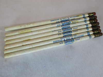 Vintage Our Own Hardware store lot of 7 advertising pencils