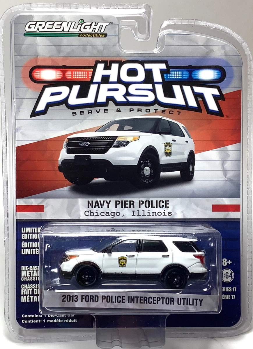 Greenlight Hot Pursuit 2013 Ford Police Interceptor Utility Navy