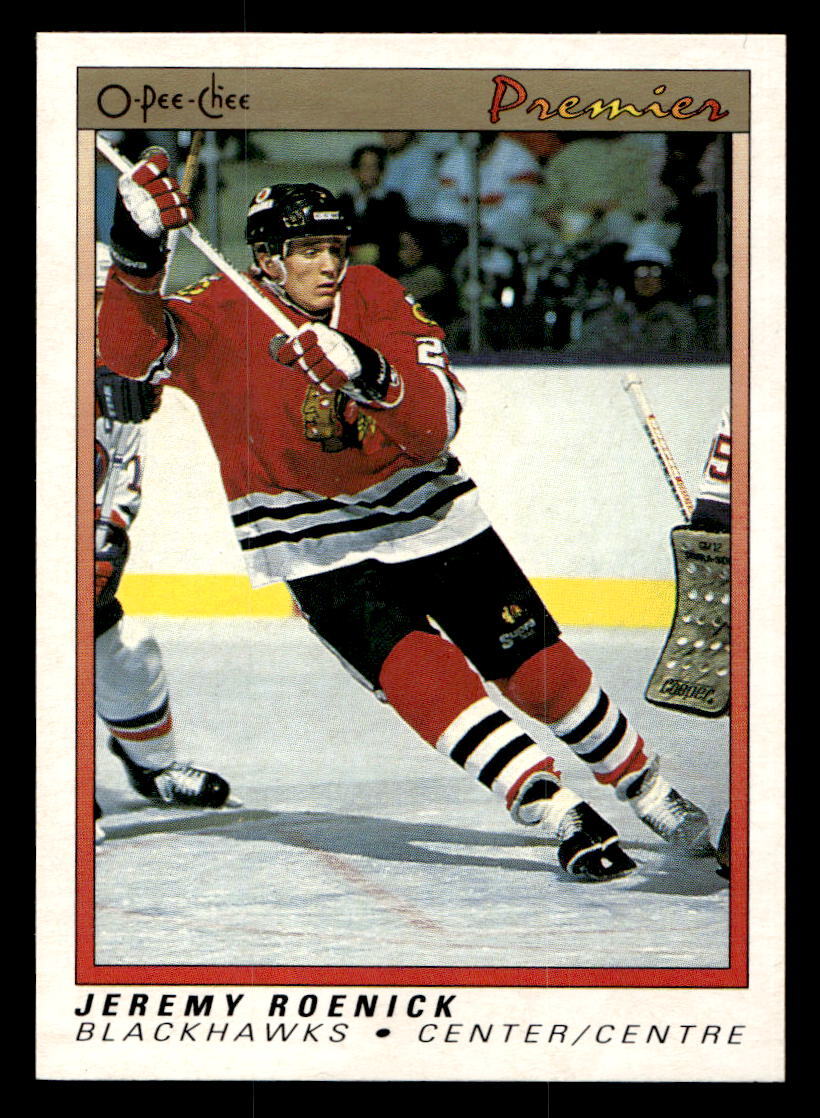 1990-91 O-Pee-Chee Premier #100 Jeremy Roenick
