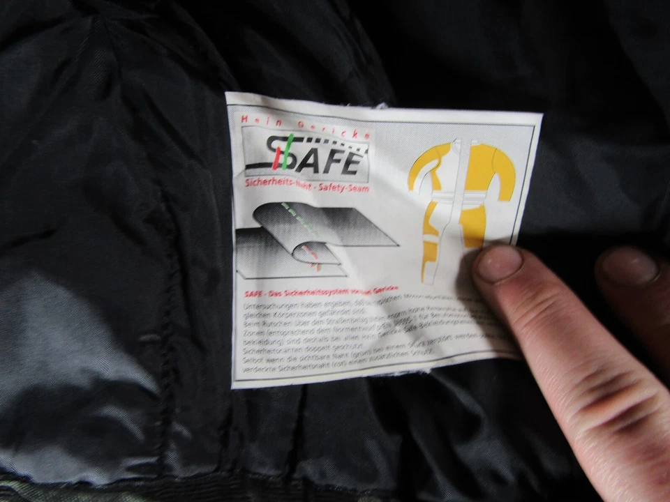 Gericke All Seasons Red Motorcycle Touring Jacket Protective Coat Men USA Small - Image 3 of 4