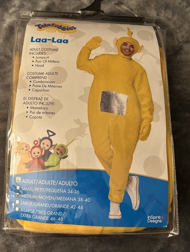 Teletubbies Laa Laa Erwachsenenkostüm Medium Halloween Party Drama Königin Cartoon
