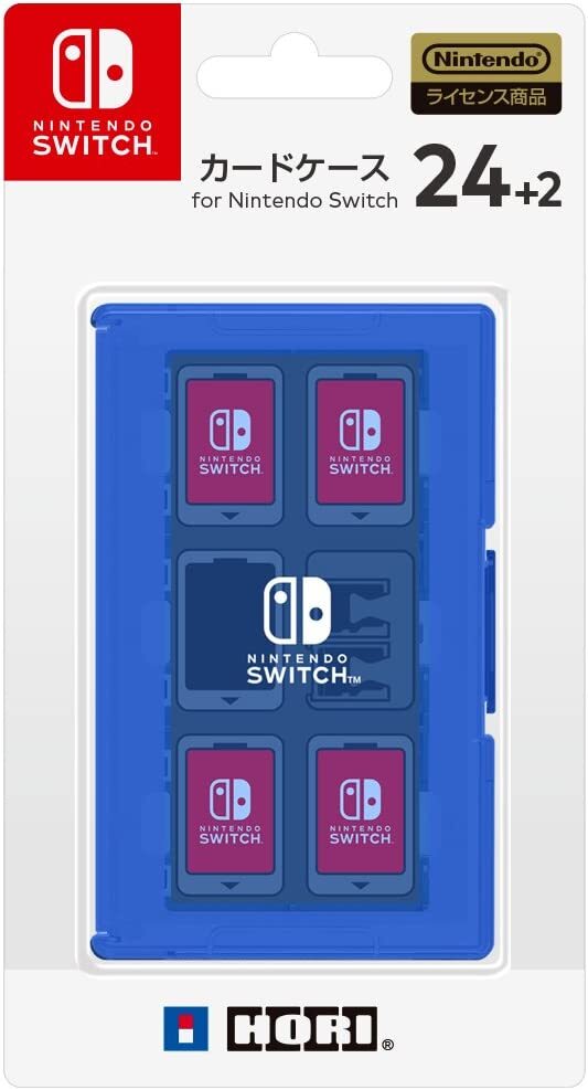 HORI カードケース24 blue ホリストア｜ カードケース24+2 for Nintendo Switch ブルー