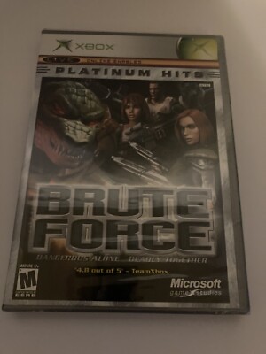 Brute Force - Platinum Hits - Xbox - New Sealed!  Factory Sealed
