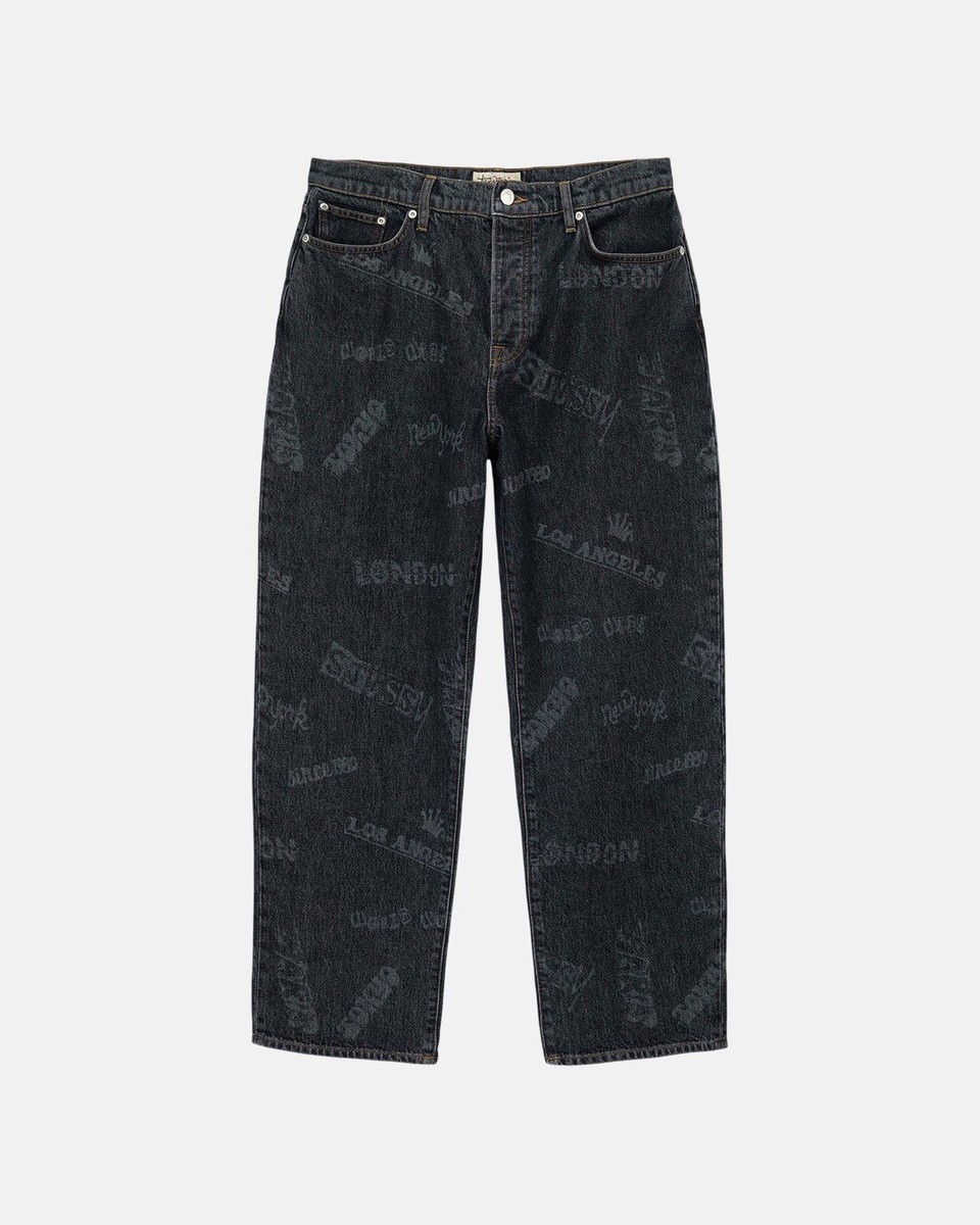 Stüssy Worldwide Big Ol' Jeans Washed Black | eBay Stüssy Worldwide Big Ol' Jeans Washed Black | eBay