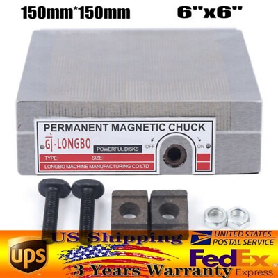 45mm Height Magnetic Chuck Uniform Magnetic Force Small Work Piece Processing