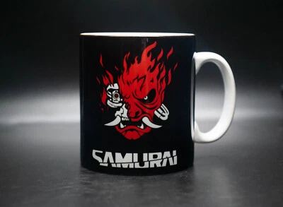 FIDELITEES Cyberpunk Johnny Silverhand Samurai Fan Art Mug