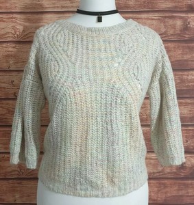 fitted cream jumper